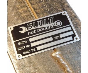 Anodized Aluminum Label Manufacturer